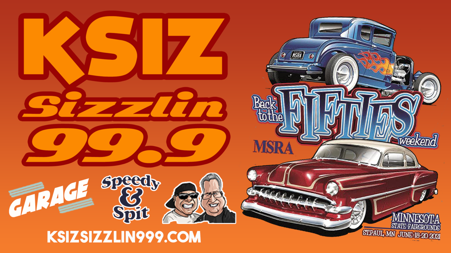 MSRA Back to the Fifties Car Show June 18th through the 20th KSIZ