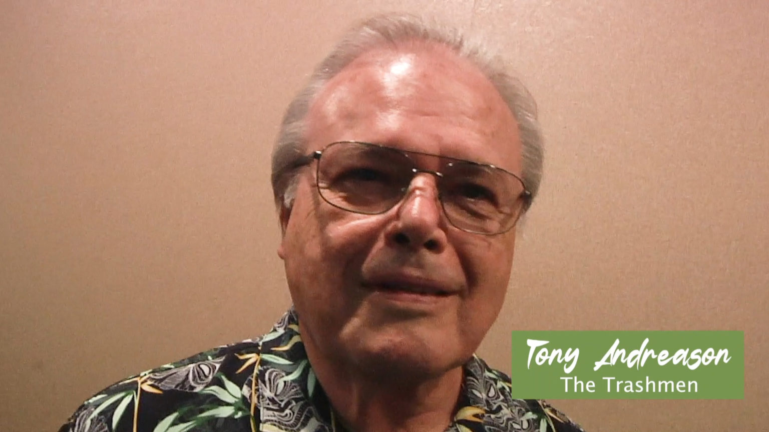 Watch The Trashmens Tony Andreasons Interview and performance at the